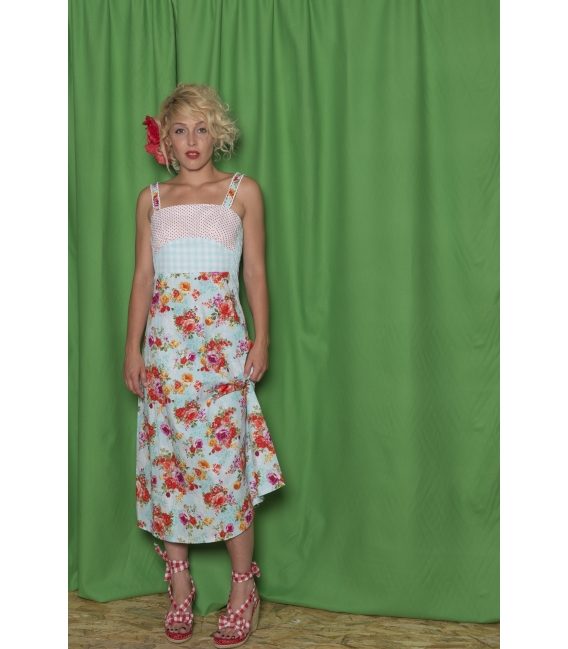 Robe Framboise Bleu ciel - Collection A Croquer Robe Framboise Bleu ciel - Collection A Croquer