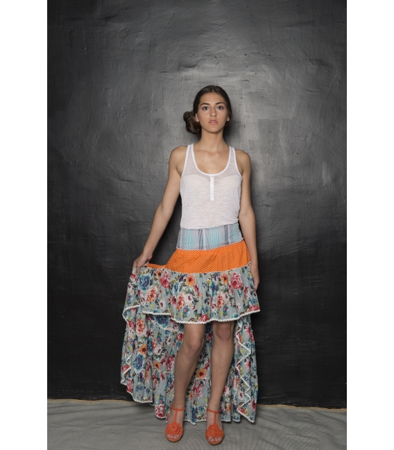 Robe /jupe Dolorés azul - Collection Flamenco Robe /jupe Dolorés azul - Collection Flamenco