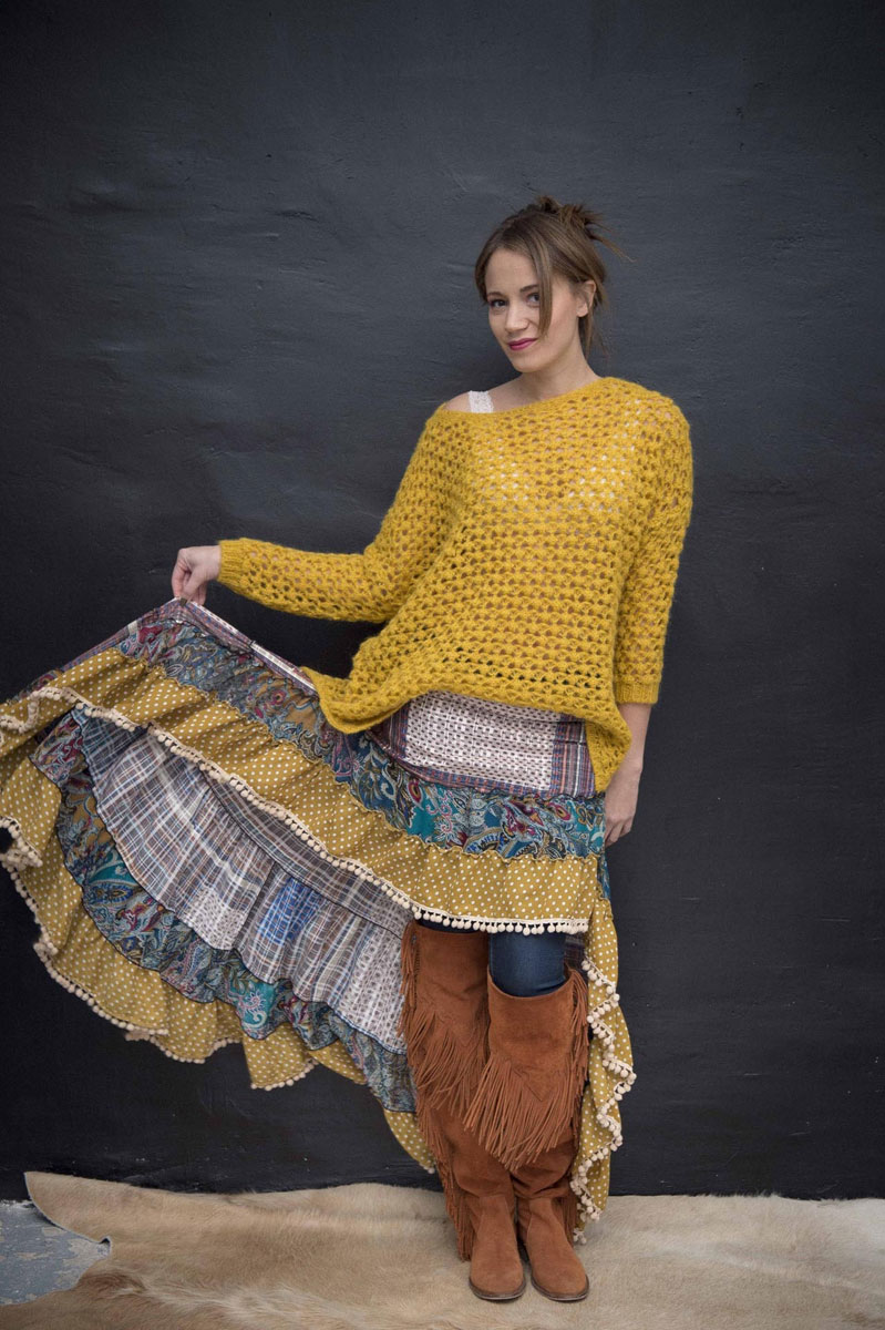 Pull Cocoon Moutarde - Collection Maille Pull Cocoon Moutarde - Collection Maille