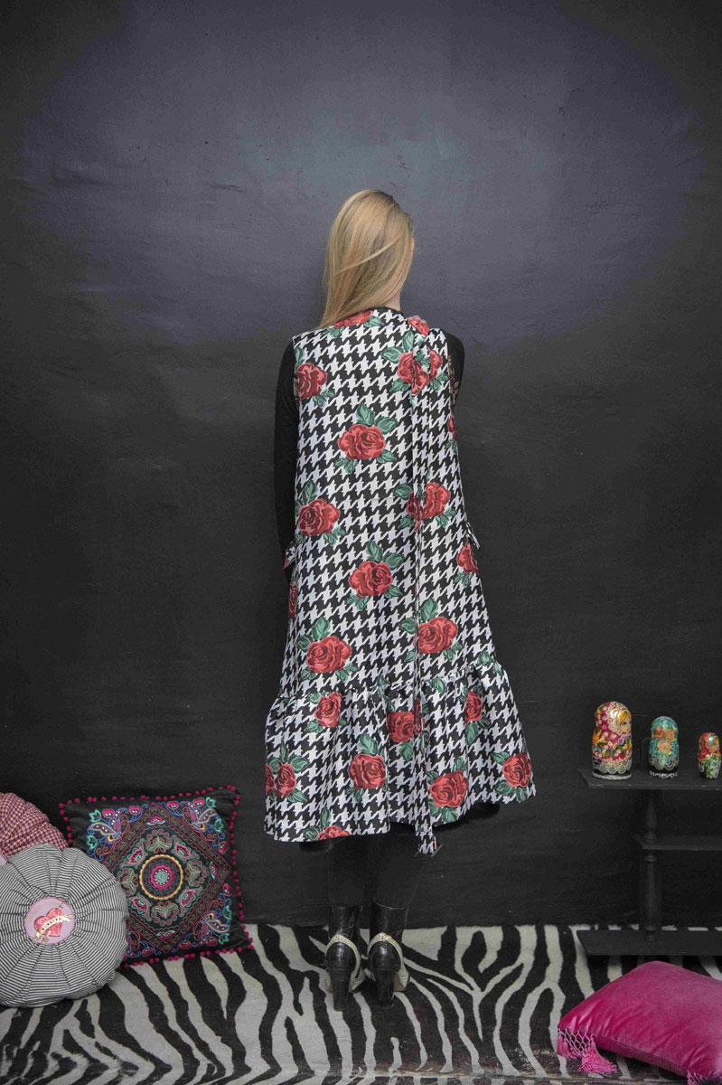 Manteau Long Margarette Graphique - Collection Classicos Manteau Long Margarette Graphique - Collection Classicos