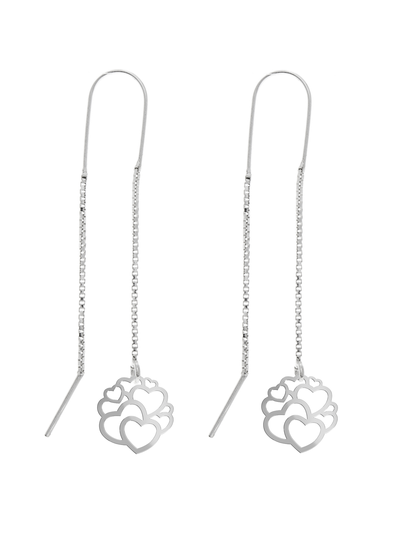 Boucles d'oreilles Fil Love