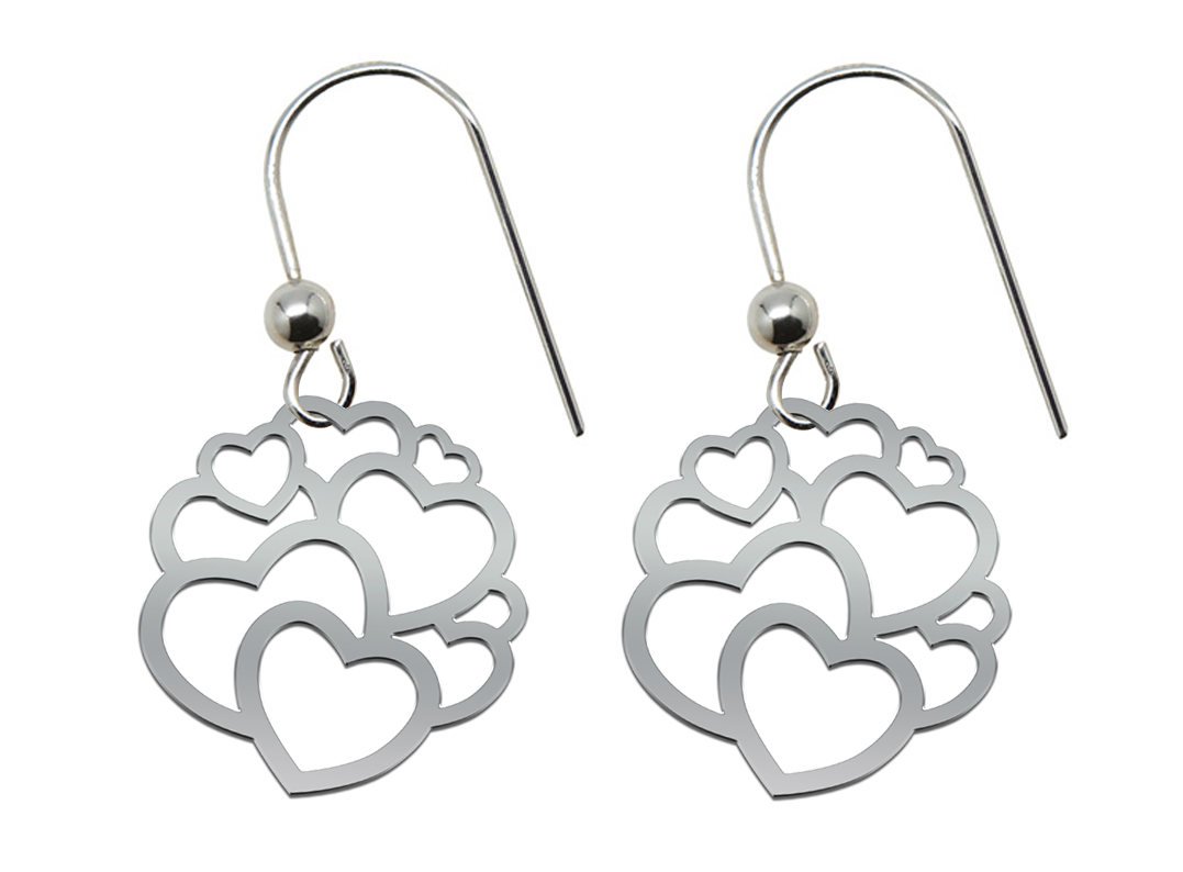 Boucles d'oreilles Love