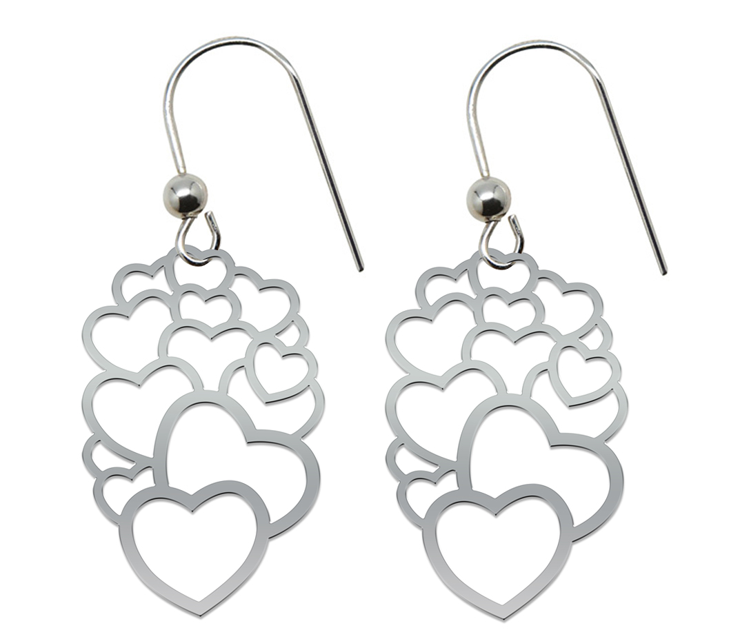 Boucles d'oreilles LOVE 2