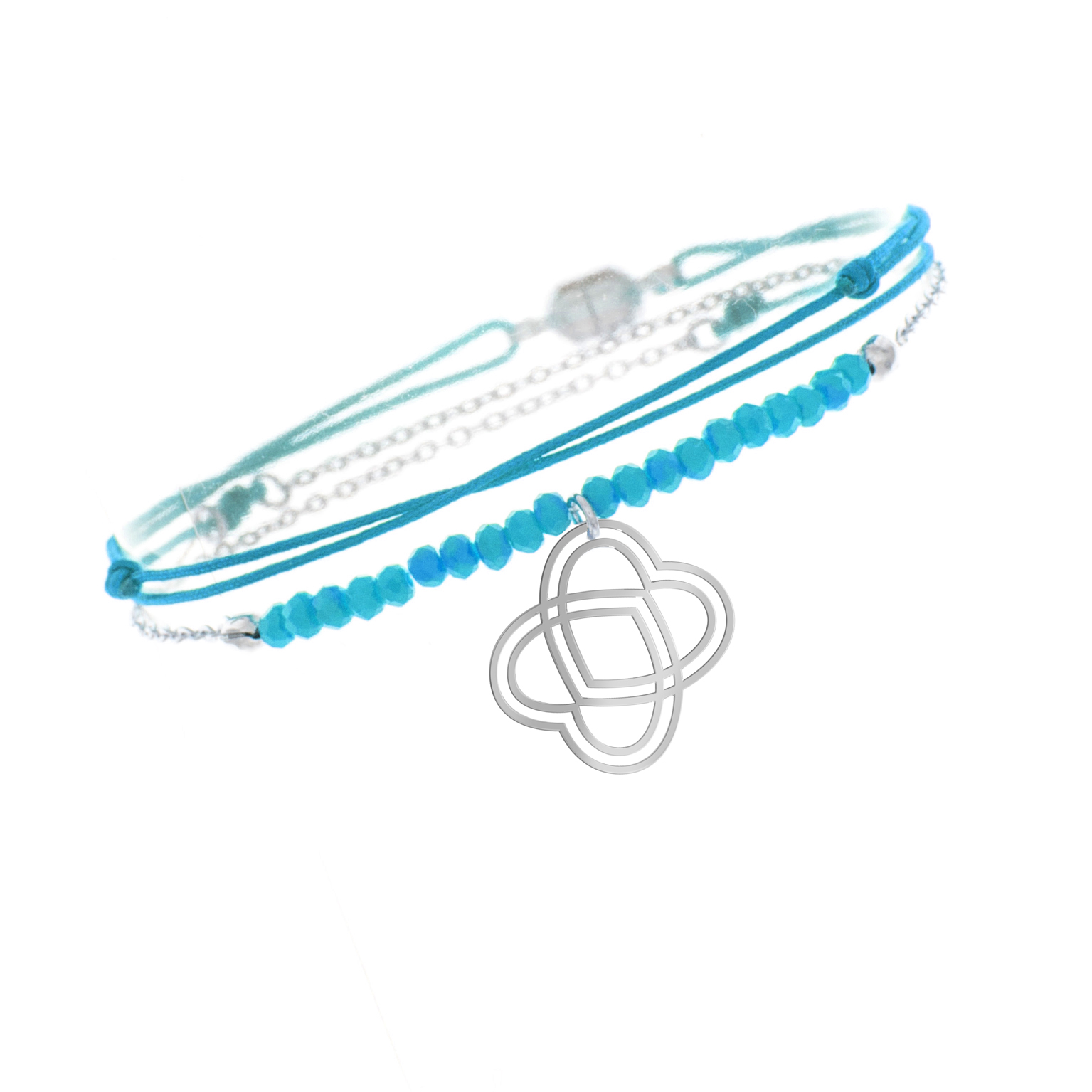 Bracelet Lovers Heart Turquoise