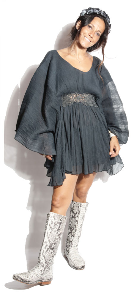 Tunique Alma Gris - Mexicaine Tunique Alma Gris - Mexicaine