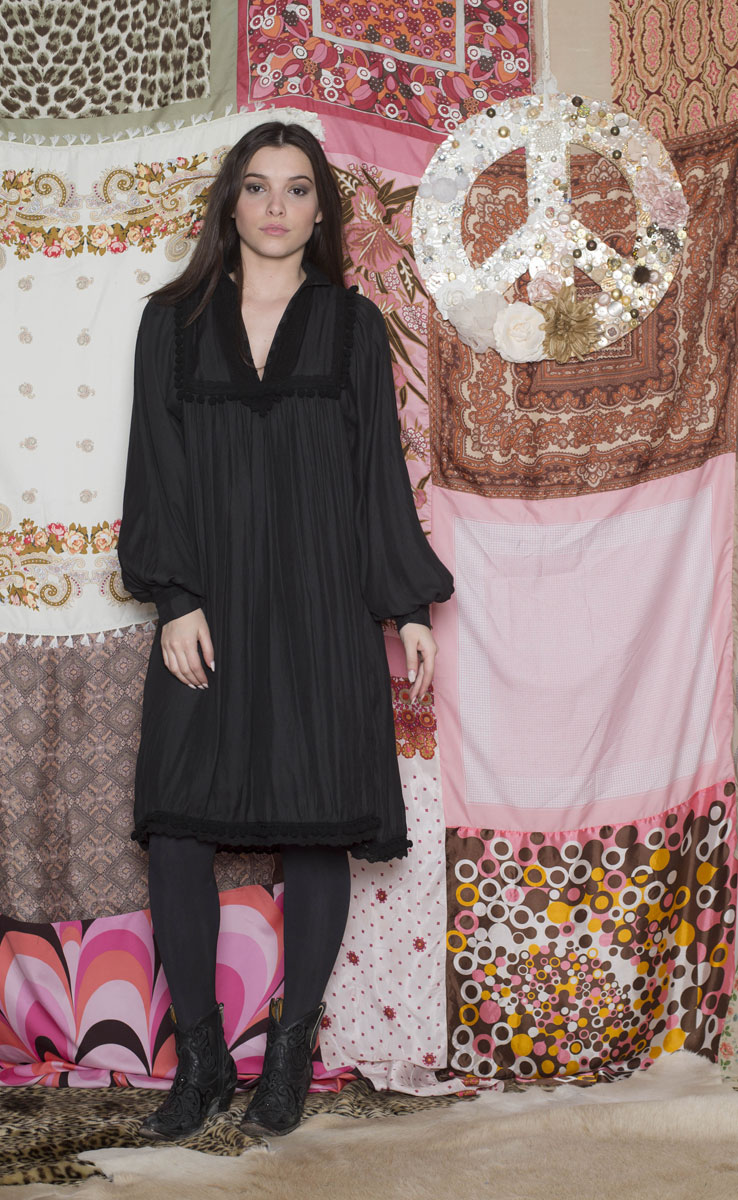 Robe Baba Black - Collection Gypset Robe Baba Black - Collection Gypset