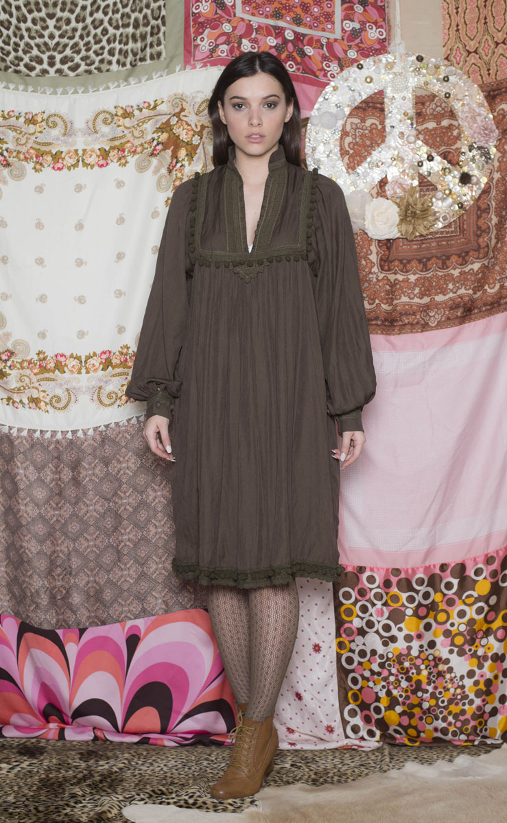 Robe Baba Kaki - Collection Gypset Robe Baba Kaki - Collection Gypset