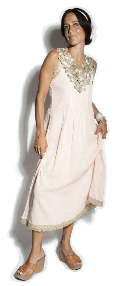 Robe Carmen Nude - Mexicaine Robe Carmen Nude - Mexicaine