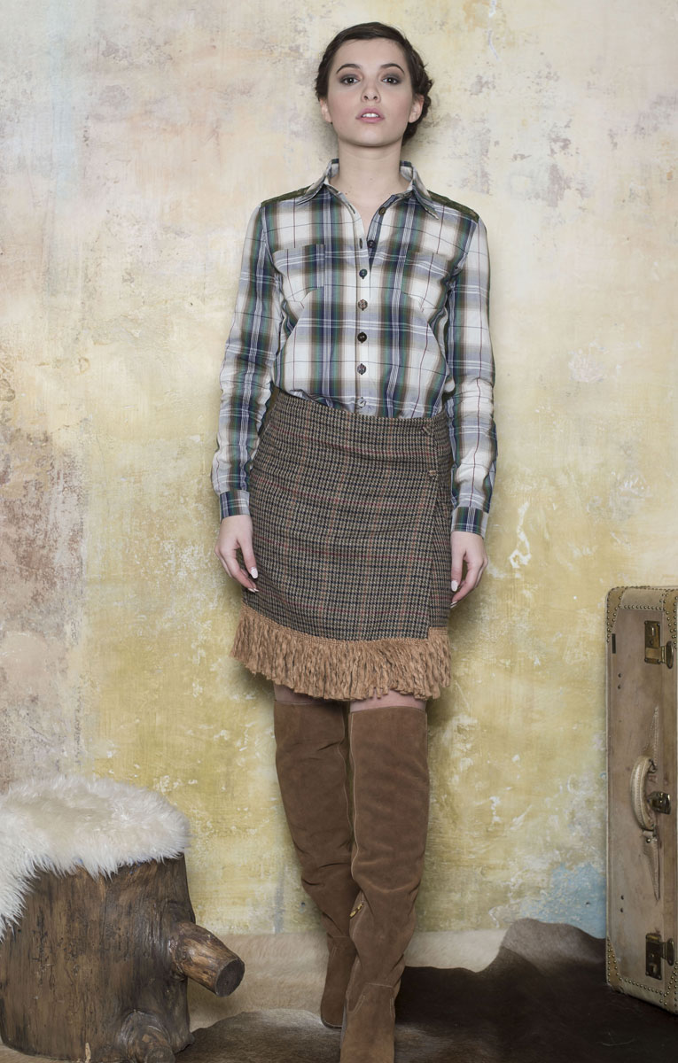 Jupe Delly KaKi - Collection Country Jupe Delly KaKi - Collection Country