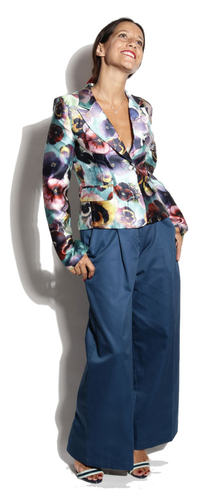 Pantalon Jeanne Marine - Power Girl Pantalon Jeanne Marine - Power Girl