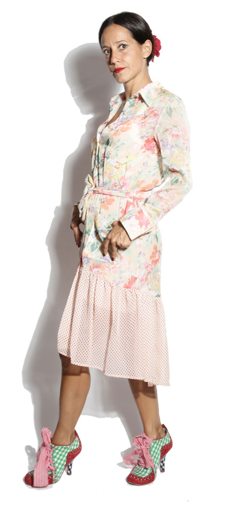 Robe Joséphine Rose - Power Girl Robe Joséphine Rose - Power Girl