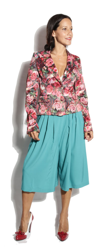Veste Simone Rose Flower - Power Girl Veste Simone Rose Flower - Power Girl