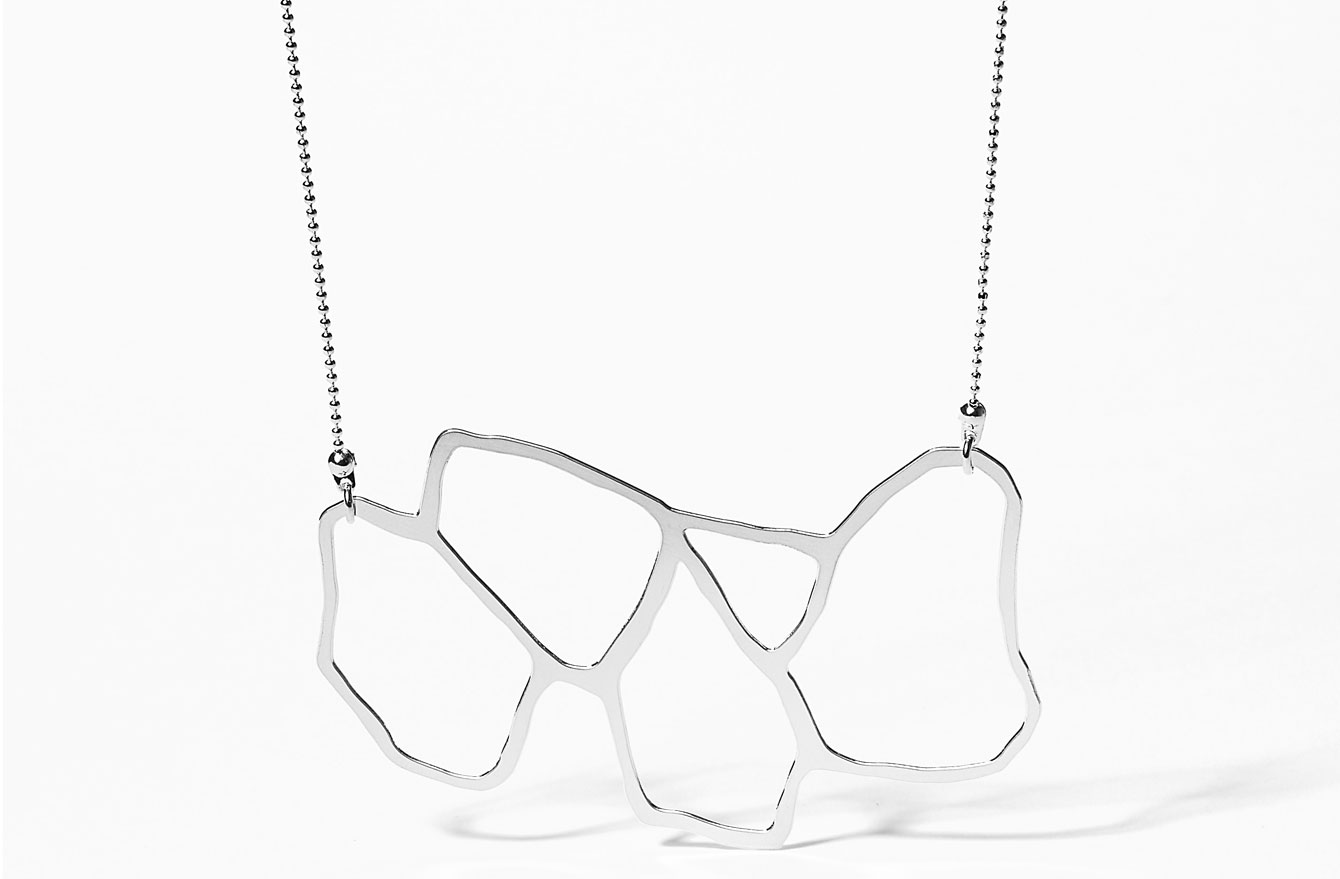 Collier Mucem plaqué argent Collier Mucem plaqué argent