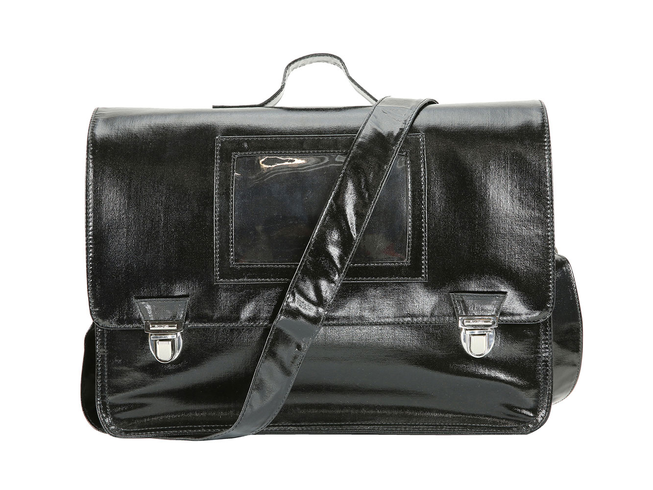 Grand cartable noir L'Ambitieux-Photo (L) Coton Gloss Grand cartable noir L'Ambitieux-Photo (L) Coton Gloss