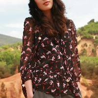 Blouse imprim�e Blackbird