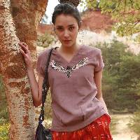 Blouse Nightjar brod�e de perles