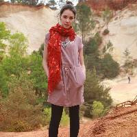 Robe Osprey brod�e de perles