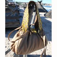 Sac cuir bourse Pistachio Small