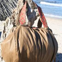 Grand sac cuir Pistachio