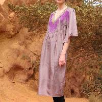 Robe manches papillon Swamp