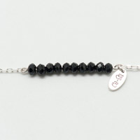 Collier ras de cou plaqu� argent Tige TI2