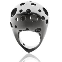 Bague La N�buleuse Ruth�nium Gris