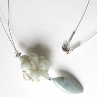 Sautoir pendentif jade N�r�ides