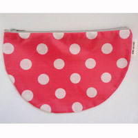 Pochette Demi lune fuchsia