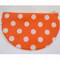 Pochette Demi lune orange