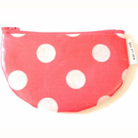 Pochette Mini demi lune fuschia