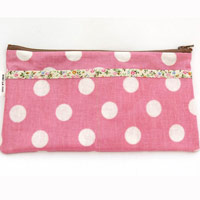 Pochette PochPoch en toile enduite rose p�le