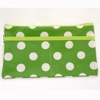 Pochette PochPoch en toile enduite vert sapin