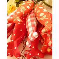 Porte cl� sardine rouge