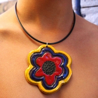 Collier Poppy Flower � parfumer