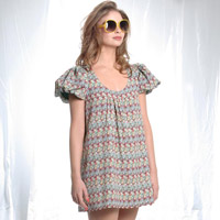 Robe tunique Chanson Myosotis