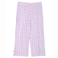 Pantacourt CAPRI vichy rose � fleurs