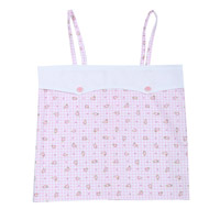 Top � fines brettelles DESIO vichy rose � fleurs