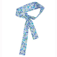 Bandeau �lastiqu� PARMA Voile bleu