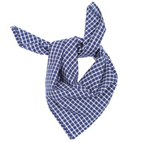 Foulard VARESE Vici vichy bleu marine
