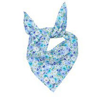 Foulard VARESE Voile bleu