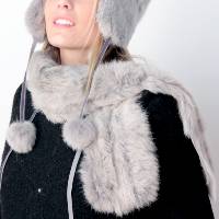 Echarpe Boa en lapin v�ritable