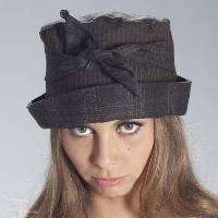 Chapeau �cossais et rayures en laine