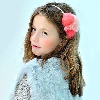 Serre-t�te enfant Tro�ka en fourrure de lapin