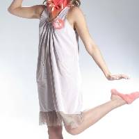 Robe en taffetas Choupette