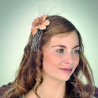 Serre-t�te en cuir Pens�e