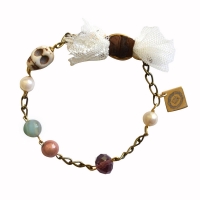 Bracelet Cr�ne et dentelle Aramis