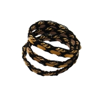 Bracelet R�tro Noir et Or