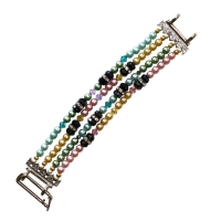 Bracelet Perles multicolores Rossignol