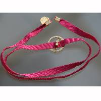 Bracelet Feel'in colors or carr�-fuchsia