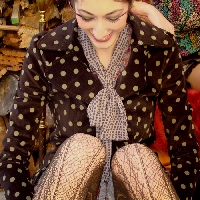 Veste Sofia Purple Pois